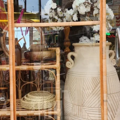 آینه ایستاده حصیری مدل ساده